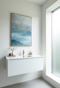 Bathroom wall art ideas 1