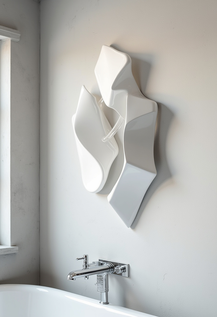Minimalist serenity shines in this bathroom featuring a freestanding tub and soft gray abstract art. Clean lines and muted tones make it perfect for modern wellness spaces.
#MinimalistBathroom #GrayDecor #FreestandingTub #TranquilDesign #ModernBathroomInspo