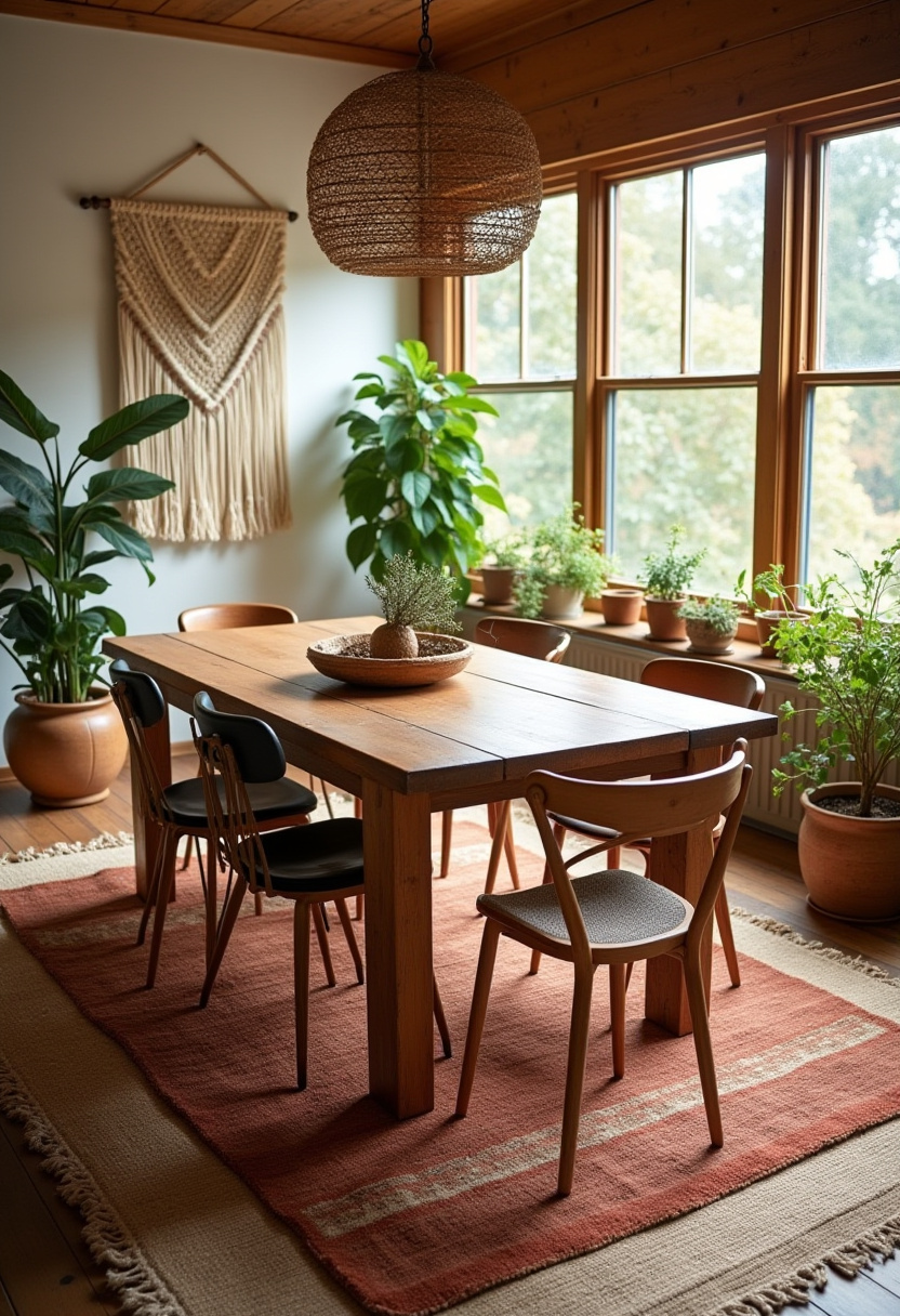 Boho dining room 1