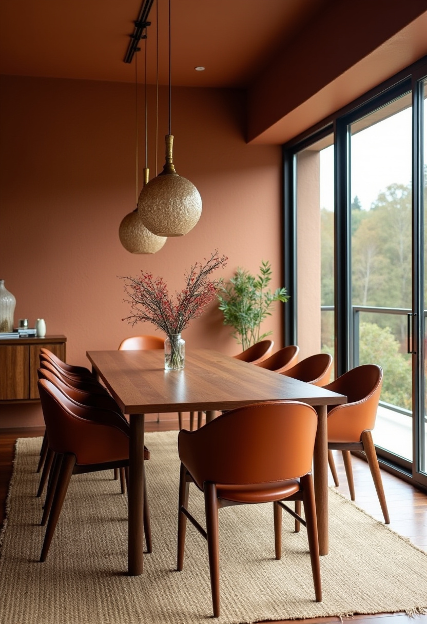 Brown dining room ideas 1