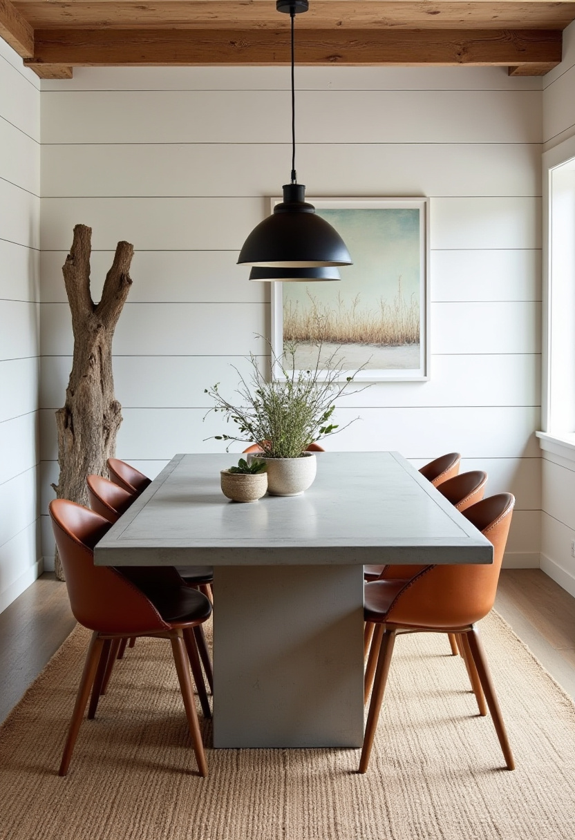 Embrace minimalist tranquility with this serene dining space featuring a light wooden table, simple white bowls, and comfortable floor cushions. A calming ocean photo on a pale blue wall enhances the peaceful atmosphere, perfect for lovers of minimalist design, coastal vibes, and zen interiors. Pin this soothing setup for your next home refresh and follow for more calming inspiration!
#MinimalistDiningRoom #CoastalDecor #ZenInteriors #OceanVibes #SereneSpaces #DiningRoomInspo #PinterestHome #CalmAtmosphere