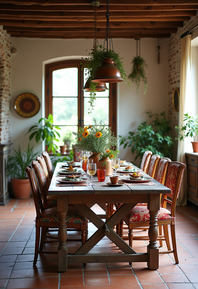 Create a cozy rustic retreat with this charming dining room featuring a wooden table beautifully set with vibrant orange flowers. Warm light filters gently through the window, enhancing the inviting atmosphere perfect for family meals and intimate gatherings. Ideal for lovers of rustic decor, natural textures, and warm tones. Pin this cozy dining room idea and follow for more rustic inspiration!
#RusticDiningRoom #WoodenTable #CozyAtmosphere #OrangeFlowers #WarmLighting #DiningRoomInspo #PinterestHome #RusticDecor
