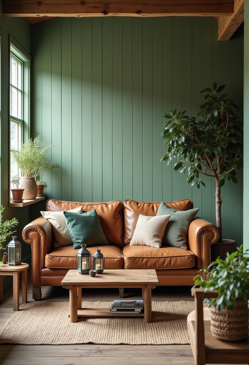 Green Living Room Ideas 10