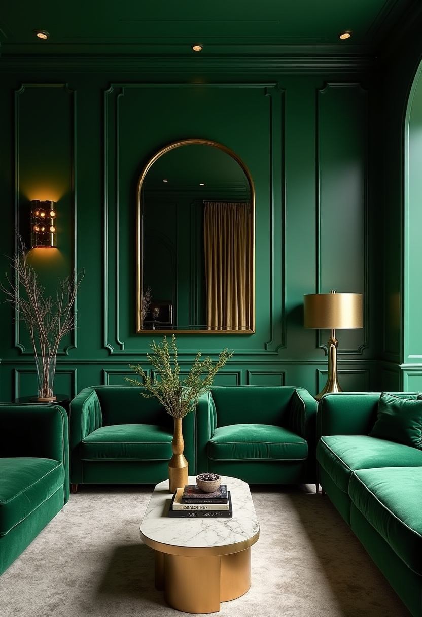 Green Living Room Ideas 14