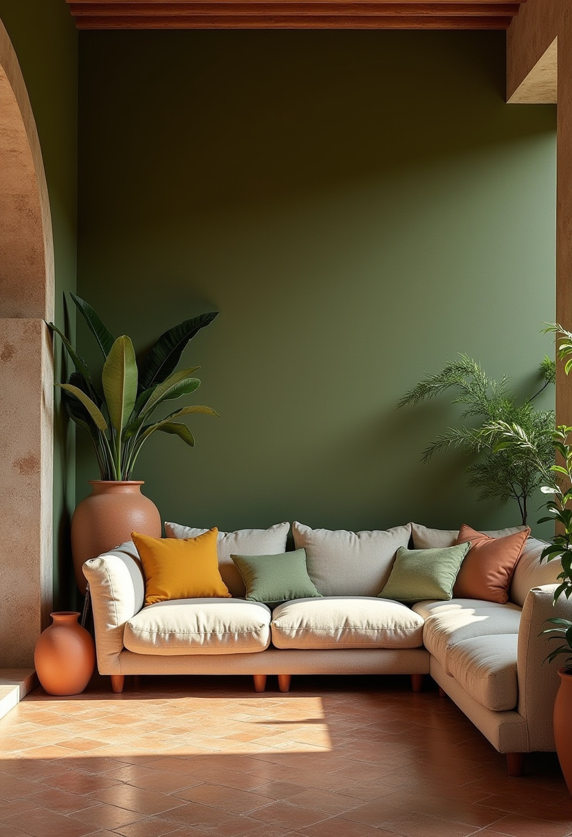 Green Living Room Ideas 16