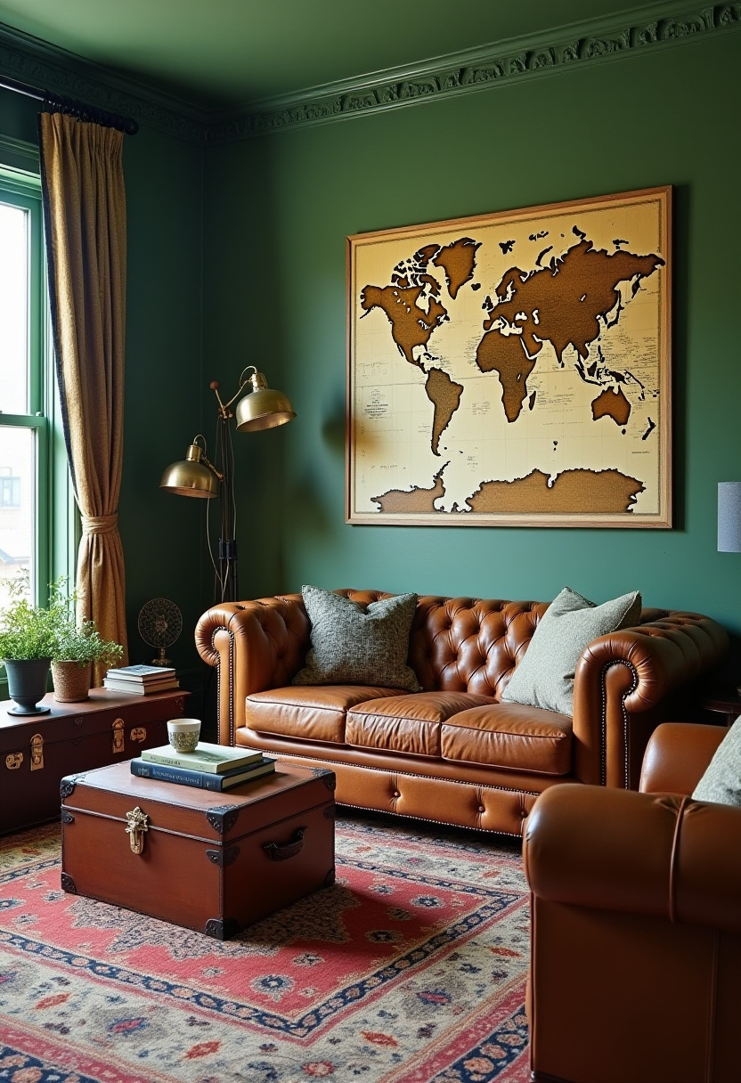 Green Living Room Ideas 18