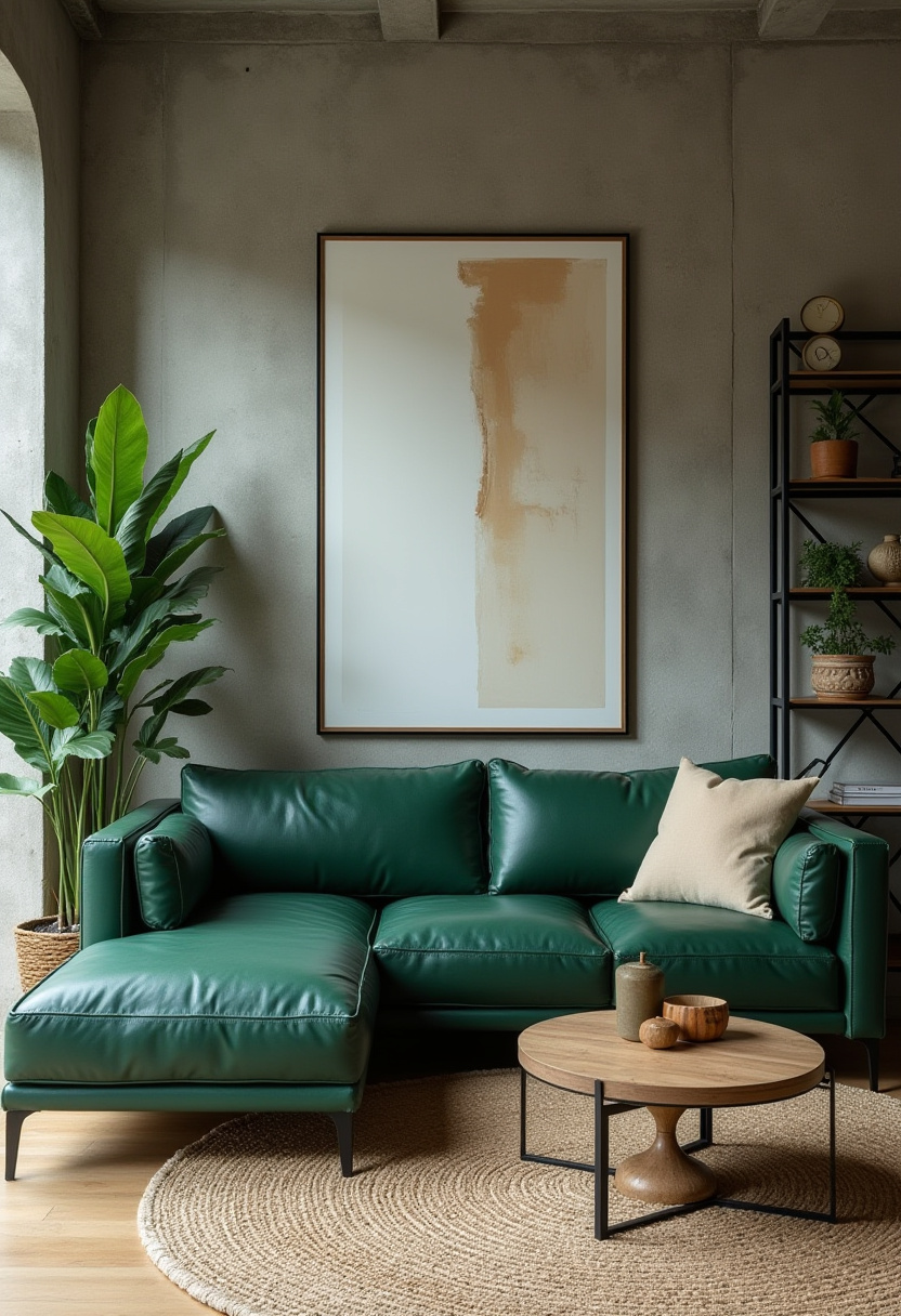 Green Living Room Ideas 19
