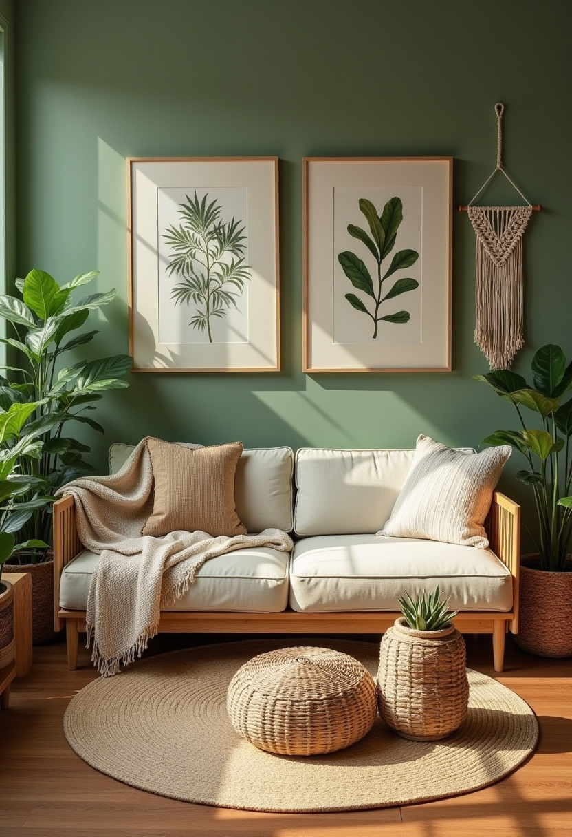 Green Living Room Ideas 5