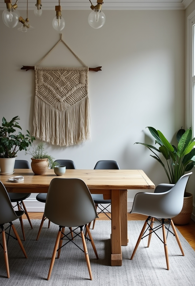 This minimalist dining room radiates calm with pale blue walls, a soothing seascape painting, and a light wood table paired with soft slipcovered chairs. A simple vase with greenery adds a natural touch, enhancing the serene, coastal ambiance. Perfect for those who love peaceful, airy interiors with a touch of seaside charm. Save this look for your dining room inspiration and follow for more minimalist decor ideas!
#MinimalistDiningRoom #CoastalHomeDecor #PaleBlueWalls #LightWoodTable #SeascapeArt #SereneInteriors #SlipcoveredChairs #NaturalHomeStyle #PinterestHomeInspo