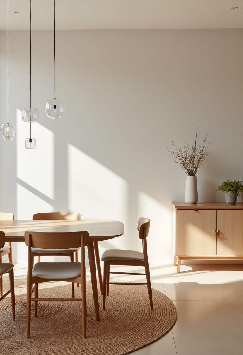 Japandi dining room 1