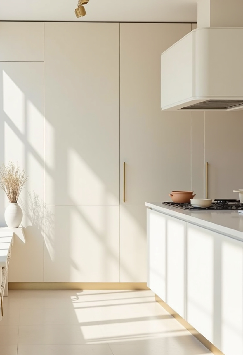 Cozy White Kitchen with Natural Light
Brighten your home with this stunning modern kitchen featuring sleek white cabinets and natural light streaming in! Perfect for kitchen inspiration, this minimalist design with potted plants and a chic faucet adds a fresh, airy vibe to any space. Save this pin and discover more #KitchenDesign #ModernKitchen #MinimalistDecor #HomeInspo ideas on Pinterest!