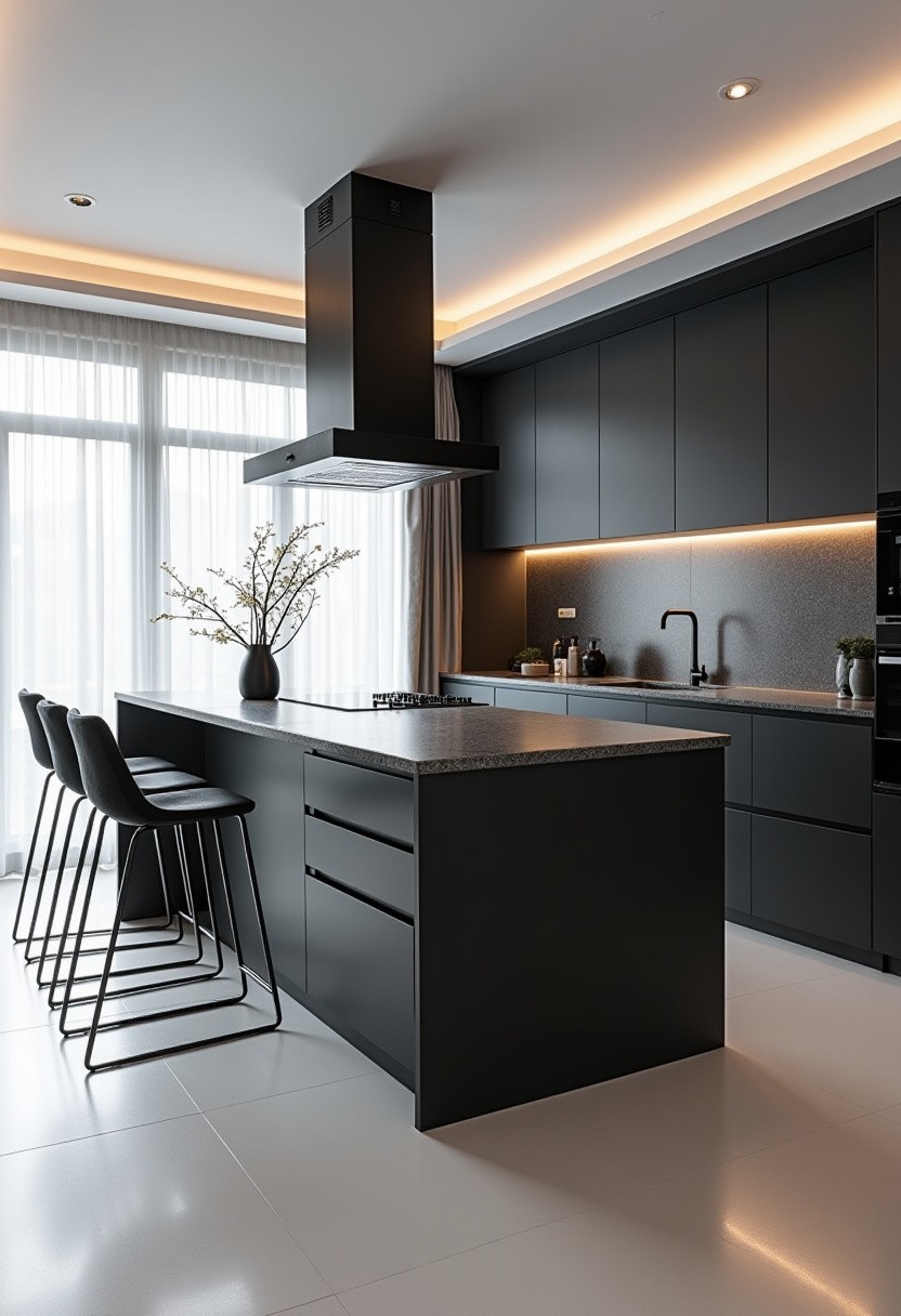 Add a pop of color with this cheerful kitchen featuring a vibrant orange wall and colorful dishes! Ideal for bold kitchen decor, the white cabinets and open shelving bring a playful yet stylish vibe to your home. Pin this now and discover more #BoldDecor #KitchenStyle #ColorfulKitchen #HomeDesign ideas!