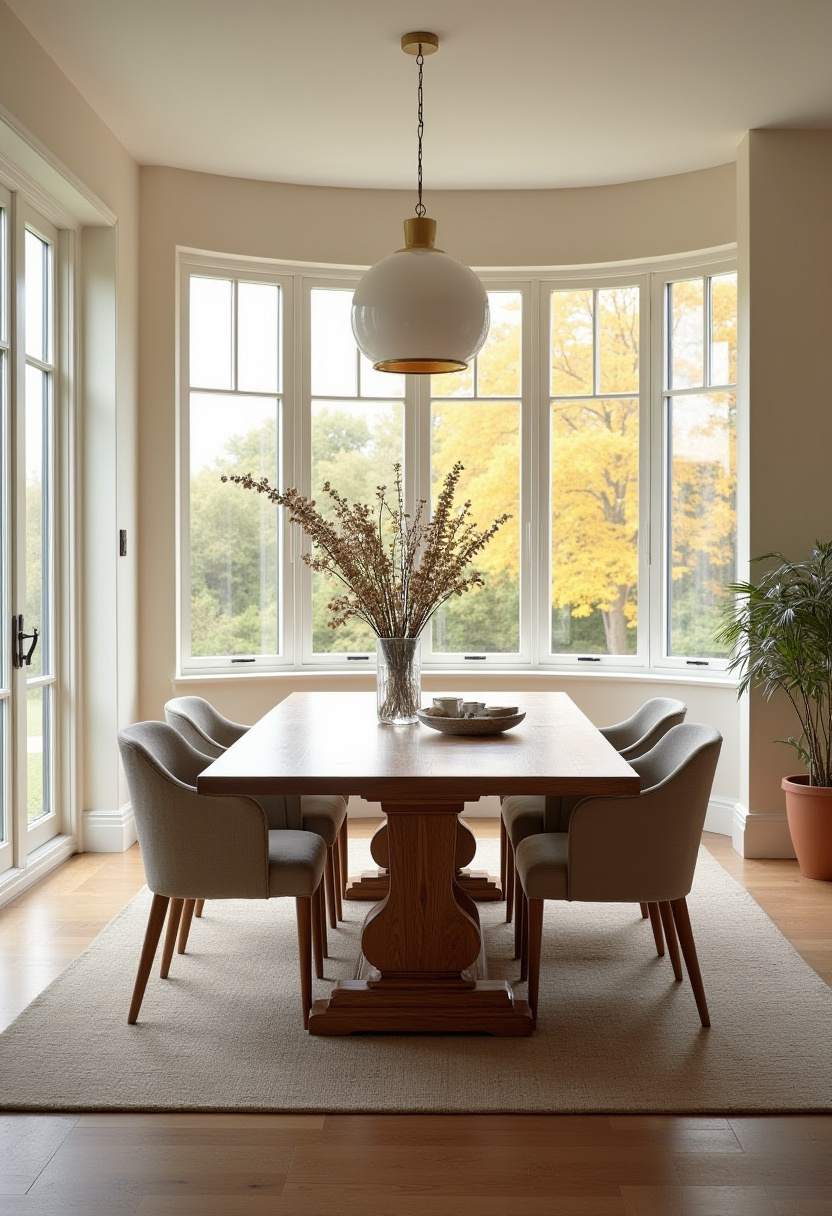 Modern traditional dining room 1