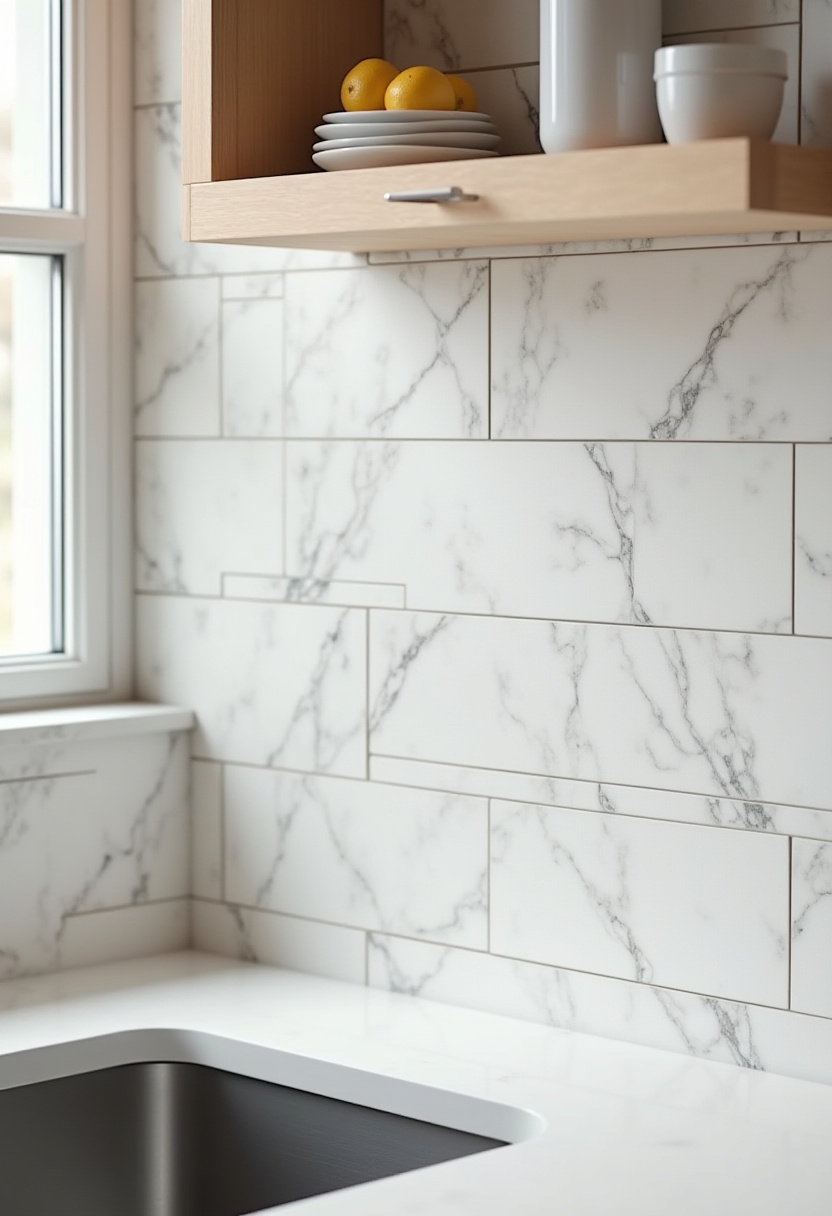 backsplash kitchen ideas peel and stick vinyl tiles 1