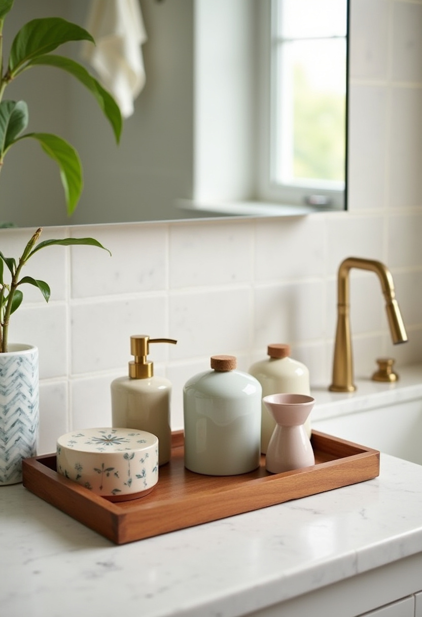 bathroom counter decor ideas 18