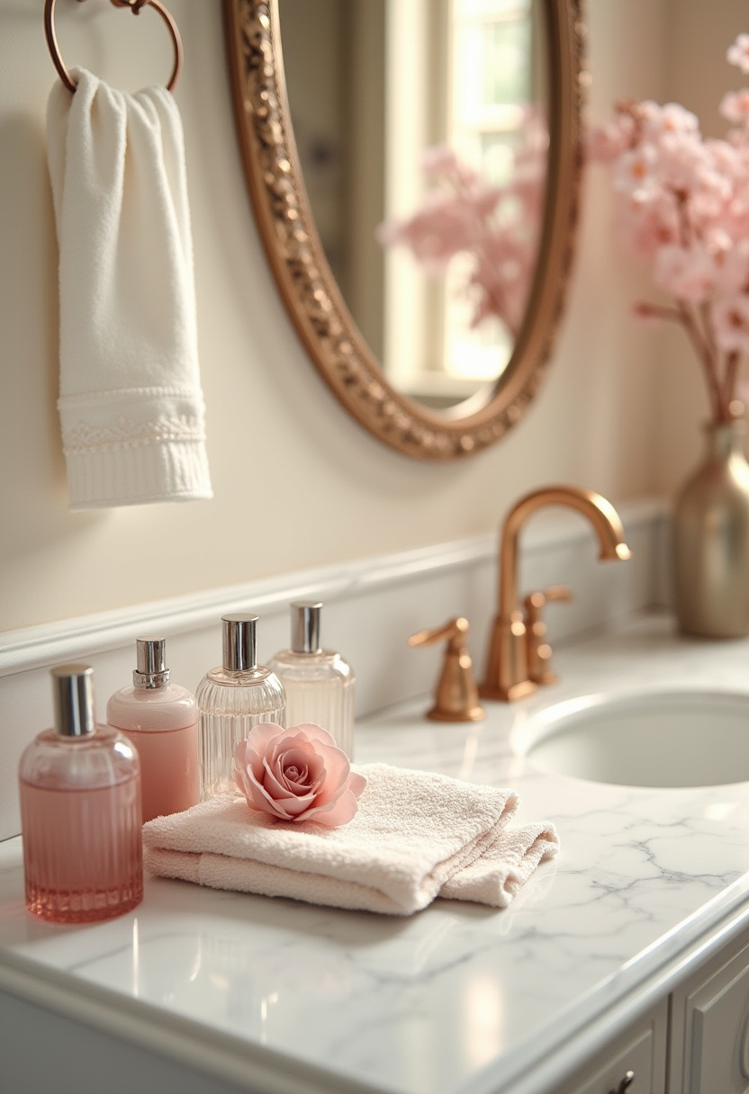bathroom counter decor ideas 19