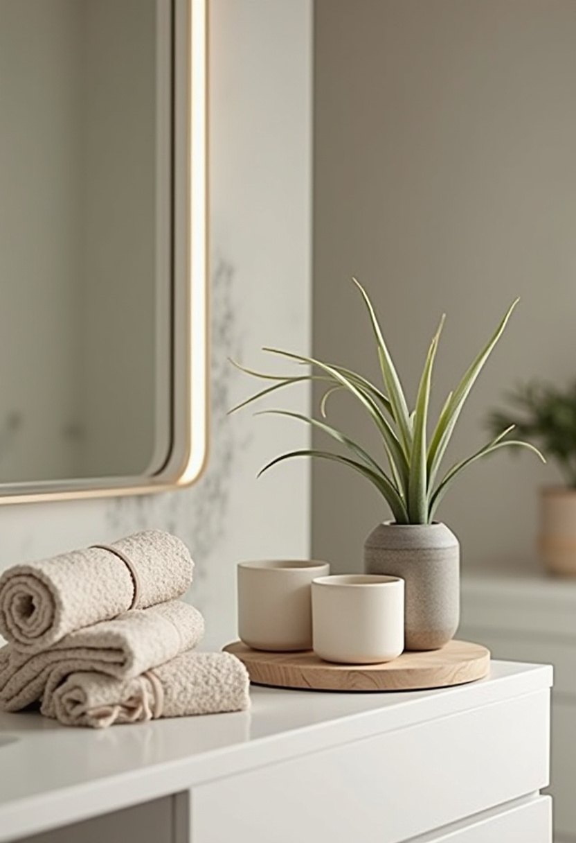 bathroom counter decor ideas 20