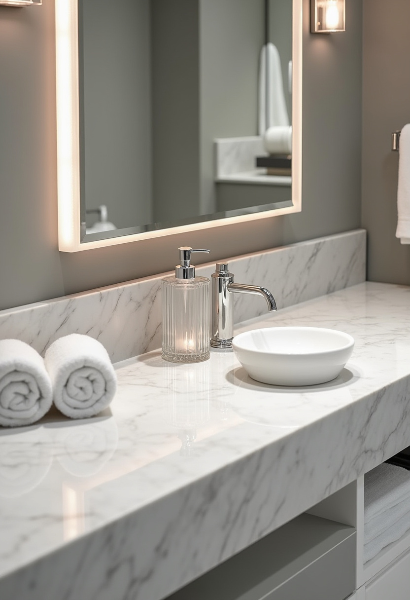 bathroom counter decor ideas 7