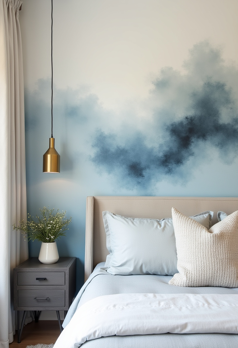 bedroom accent wall ideas 2
