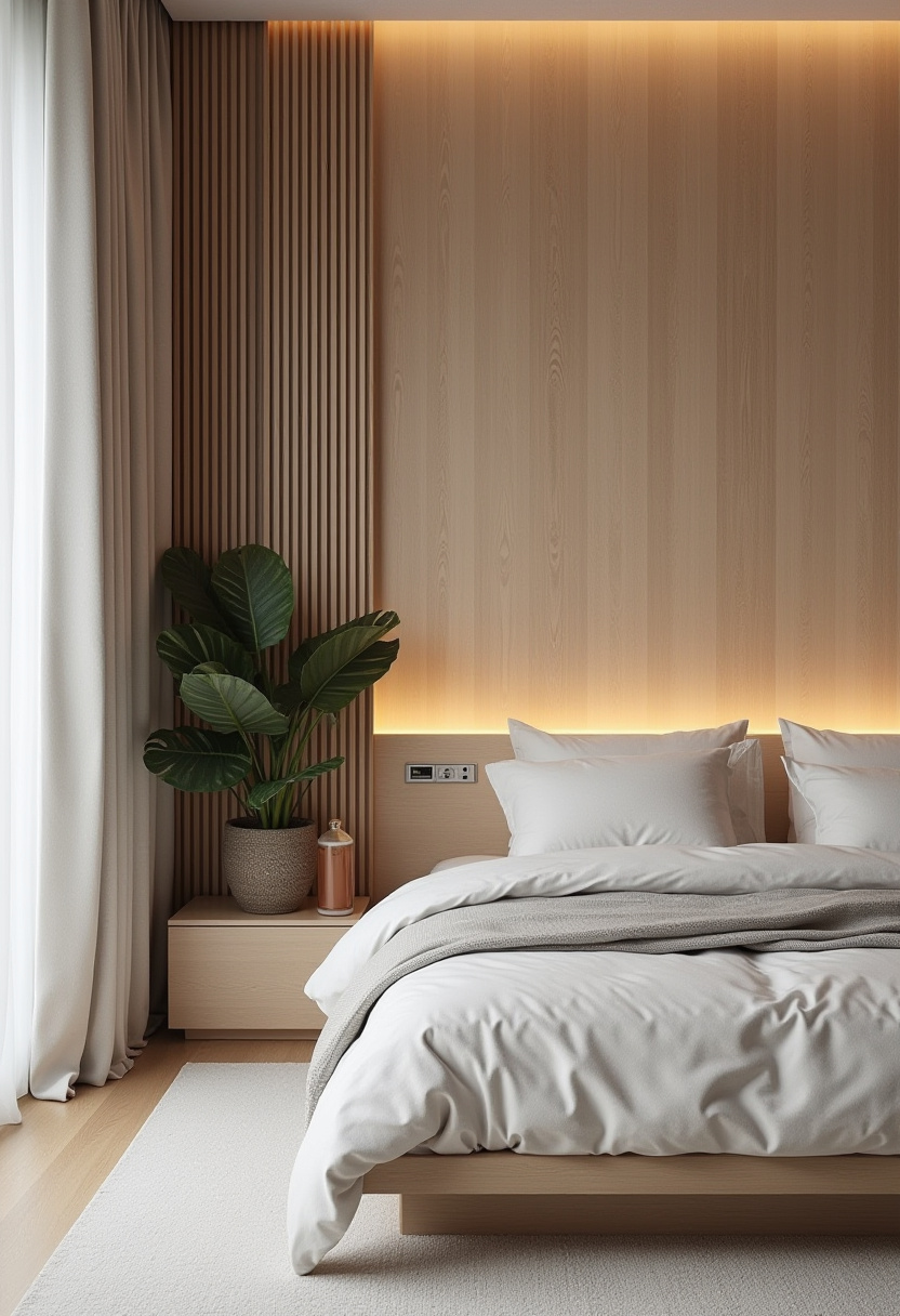 bedroom accent wall ideas 9