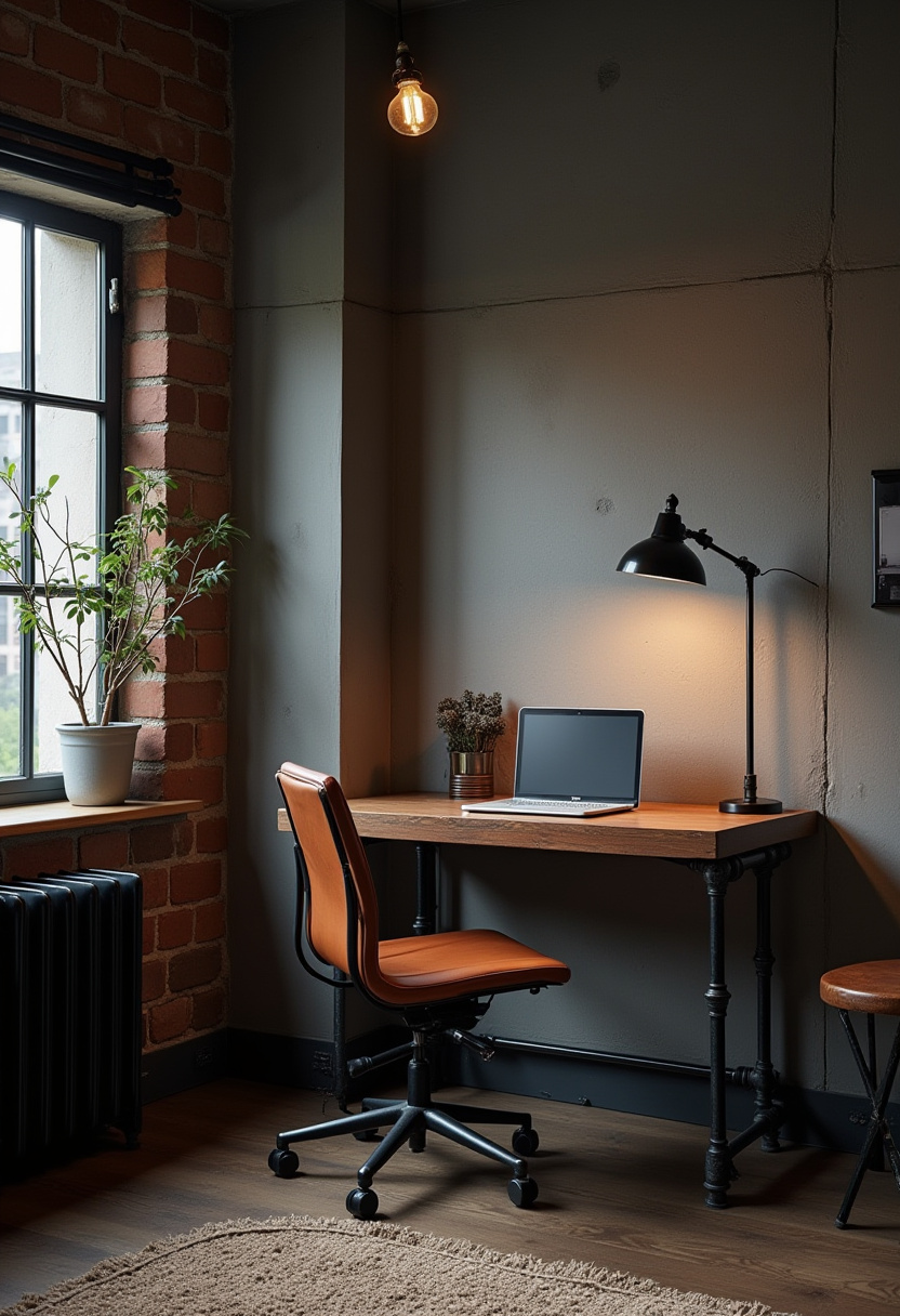 bedroom office combo decor 16