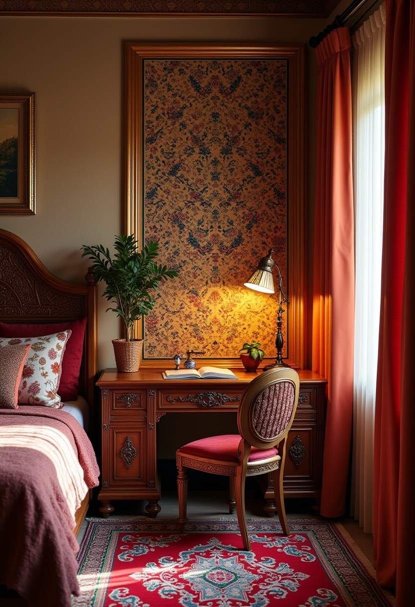 bedroom office combo decor 18