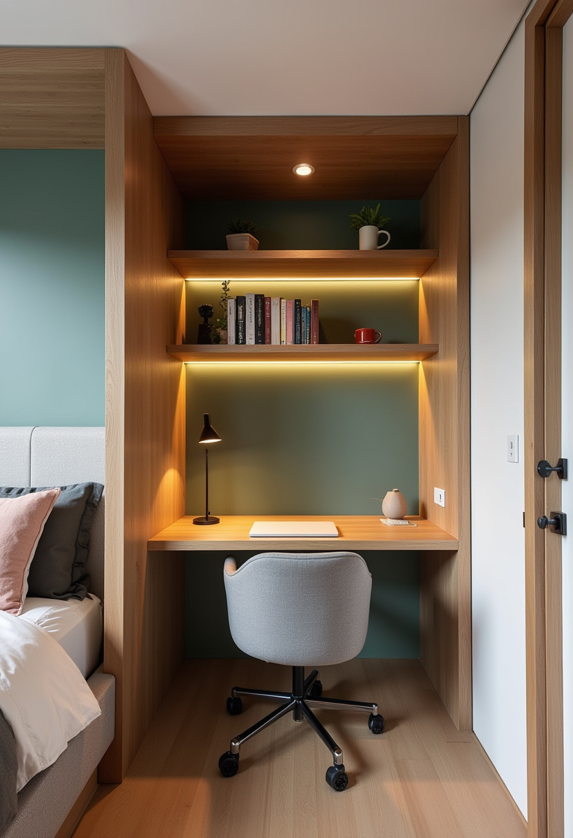 bedroom office combo decor 2