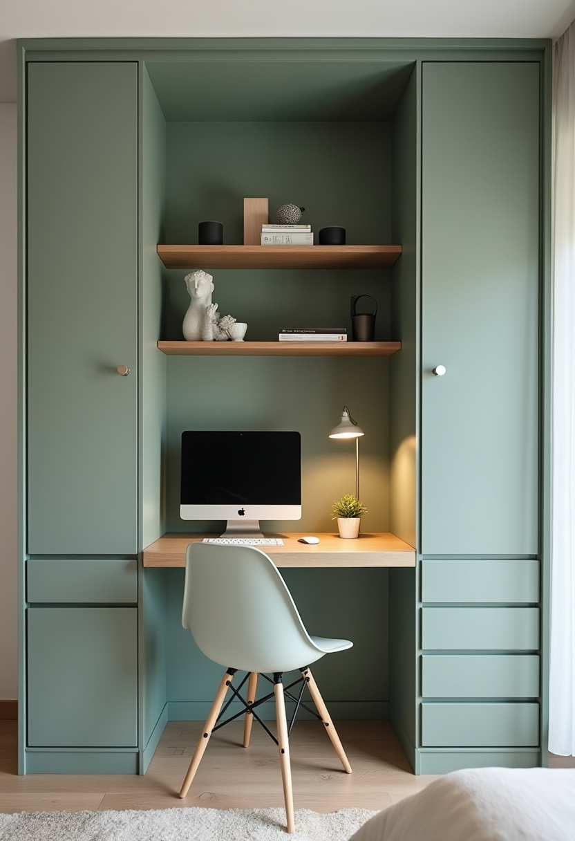 bedroom office combo decor 8