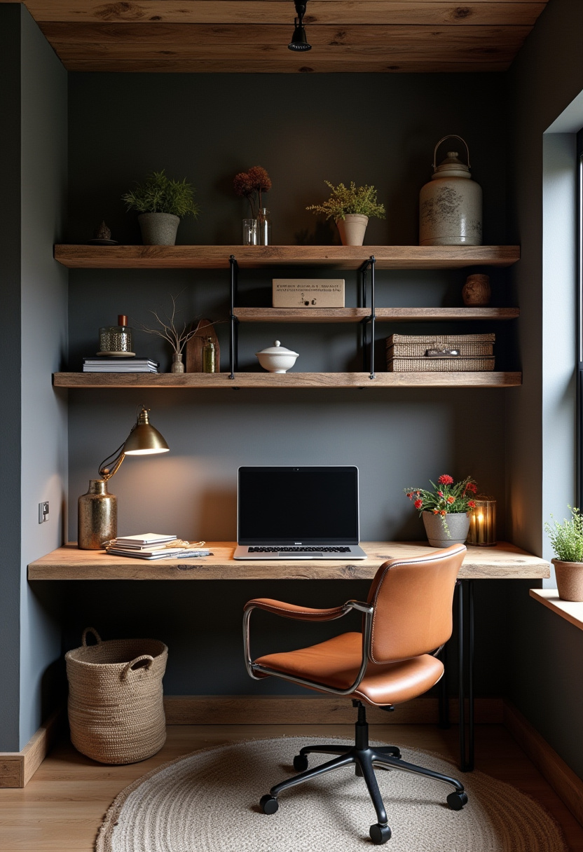 bedroom office combo decor 9