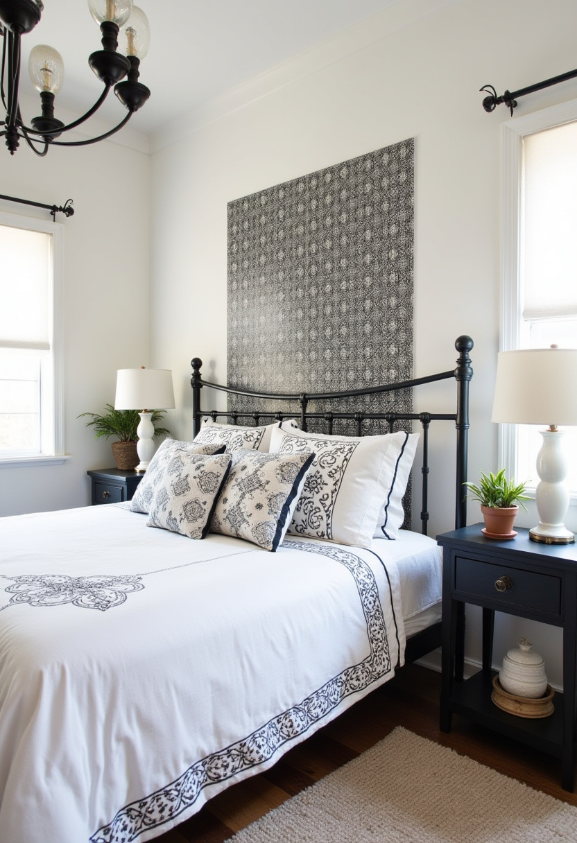 black white bedrooms ideas 13