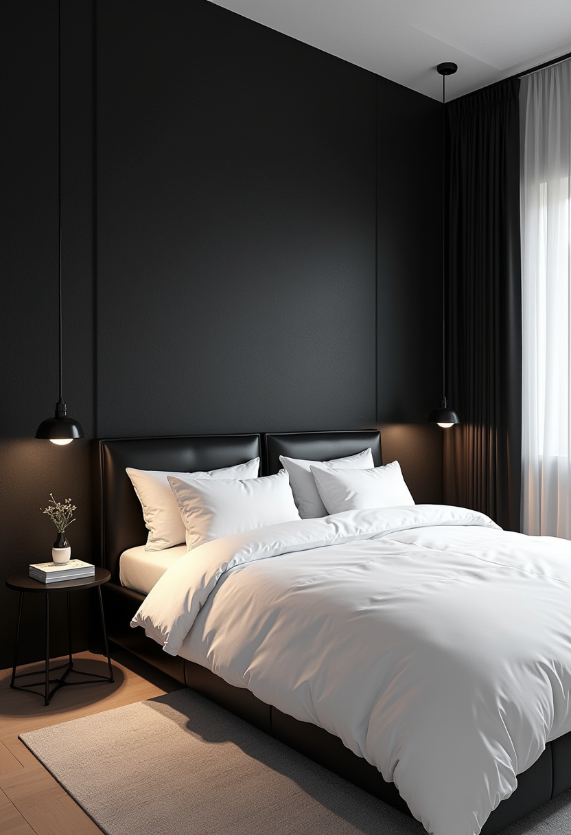 black white bedrooms ideas 14
