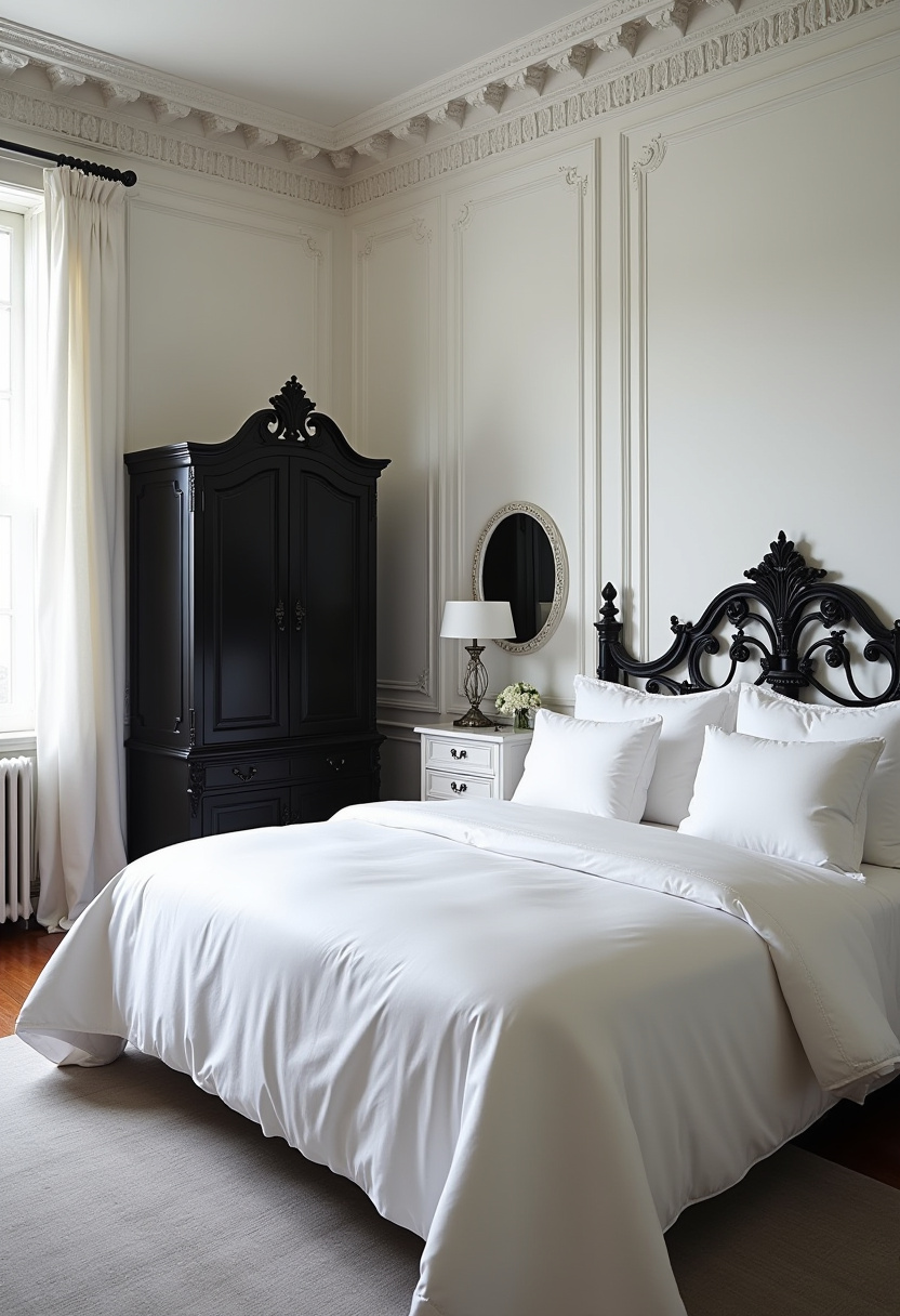 black white bedrooms ideas 20