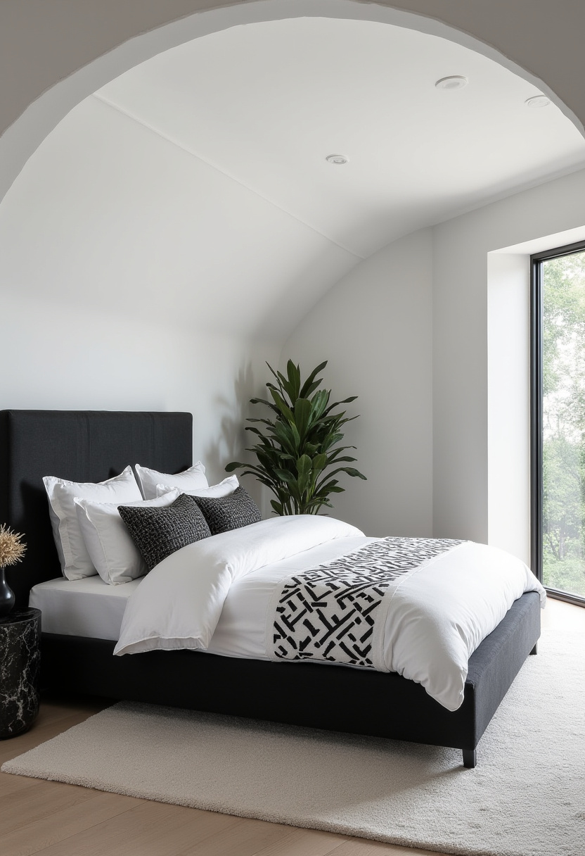black white bedrooms ideas 6