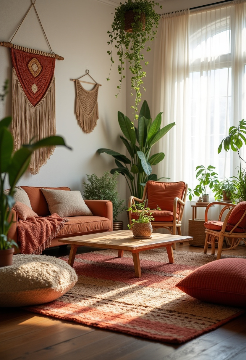 boho living room decor inspiration 1
