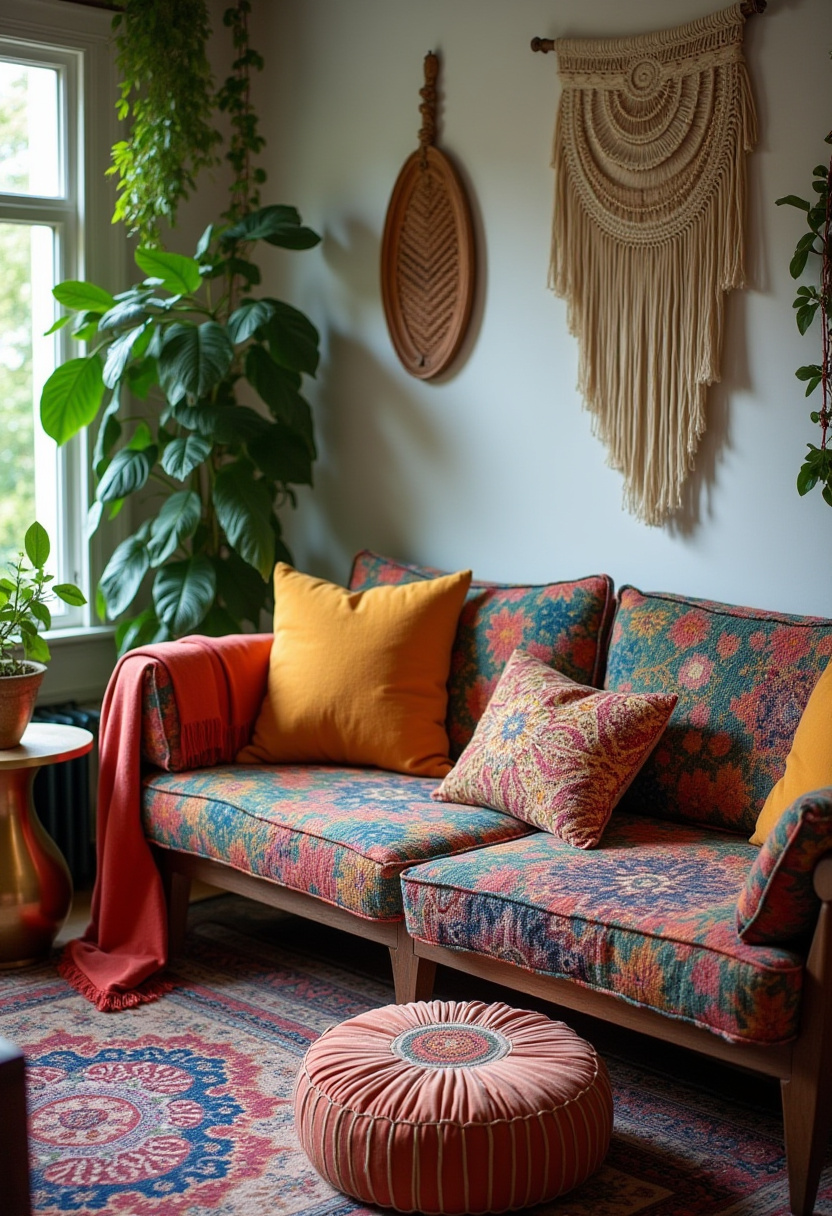 boho living room decor inspiration 20