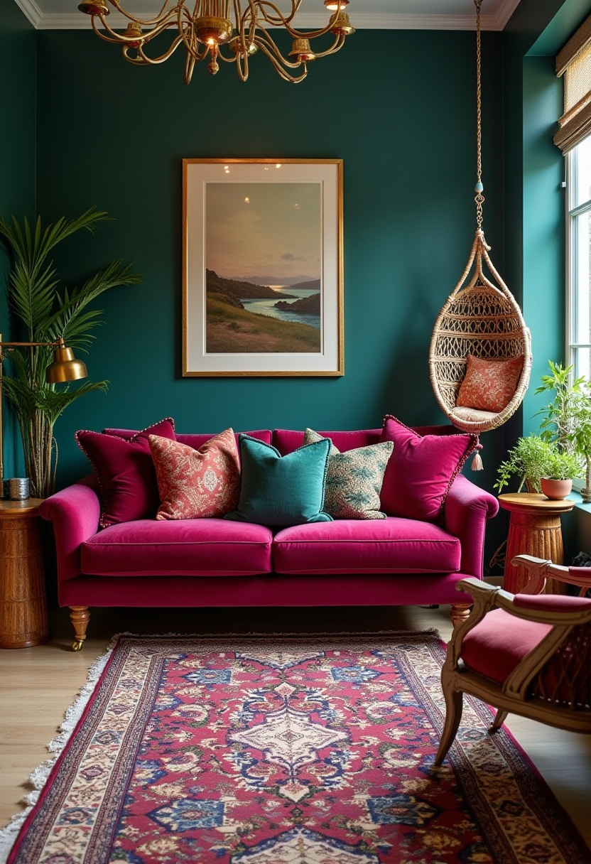 boho living room decor inspiration 4