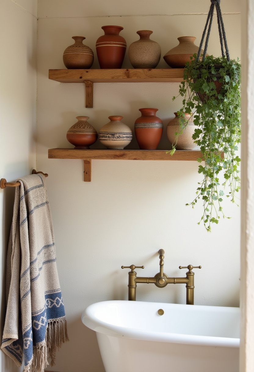 Transform a small corner with cozy bathroom decor—this setup includes a wooden shelf above the toilet, a wicker mirror, and pampas grass for texture. Perfect for creating a warm, neutral-toned space with a natural touch. Pin now for bathroom shelf styling ideas!
#CozyBathroom #NaturalBathroomDecor #WickerMirror #BathroomShelfIdeas #NeutralBathroom