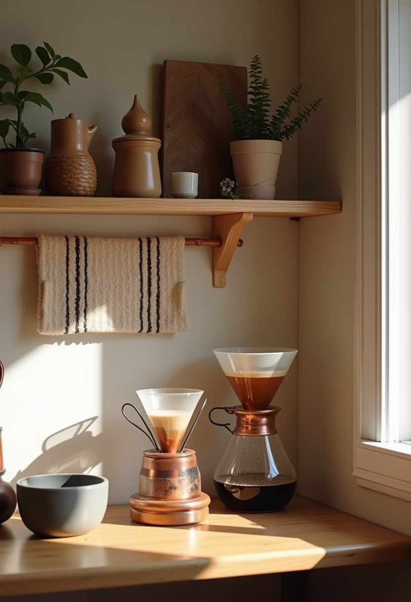 coffee nook decor inspiration 16