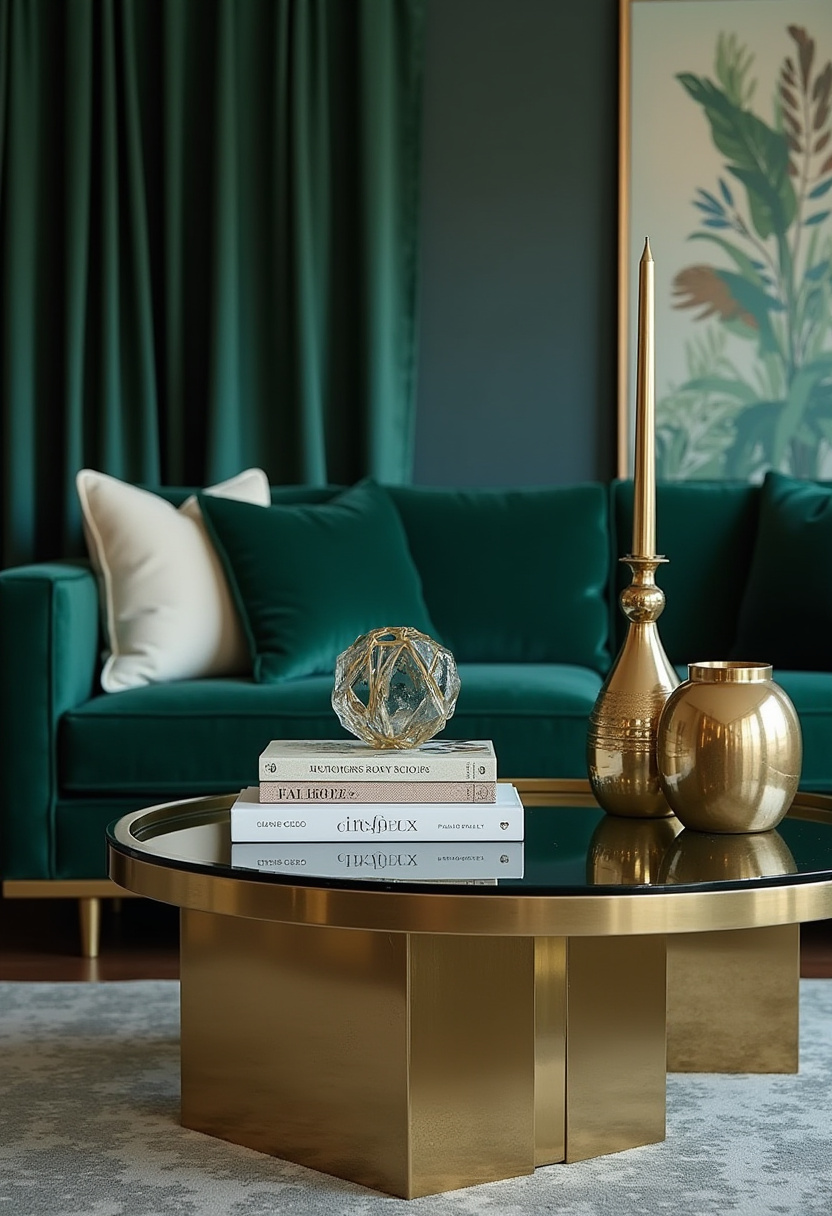 coffee table styling for fall living room decor 15