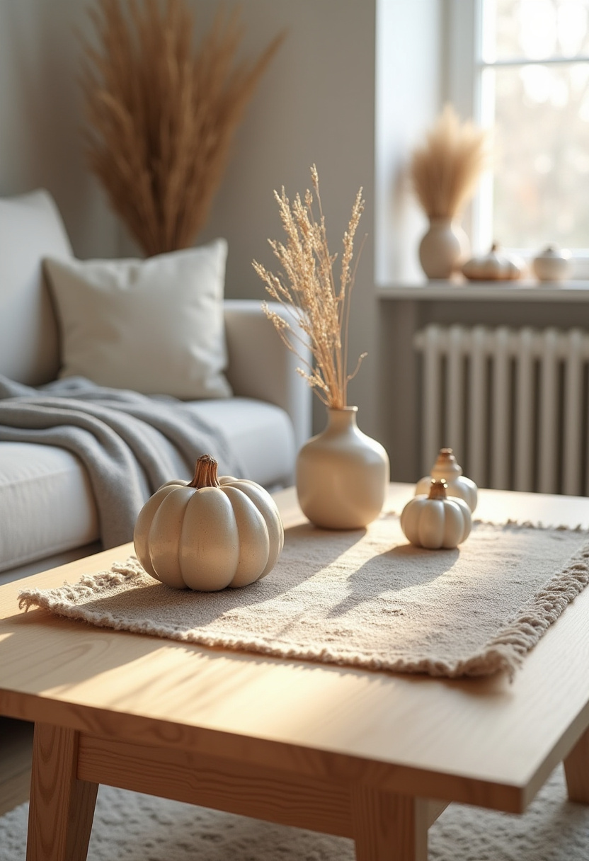 coffee table styling for fall living room decor 16