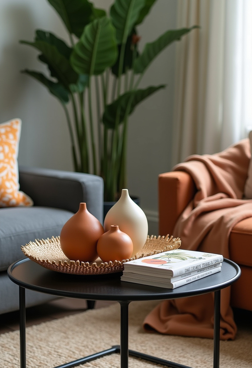 coffee table styling for fall living room decor 17
