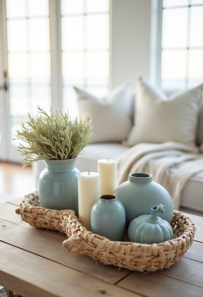 coffee table styling for fall living room decor 7