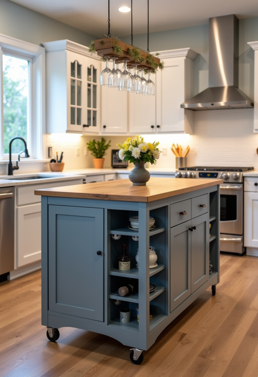 compact kitchen island ideas for small kitchens 15