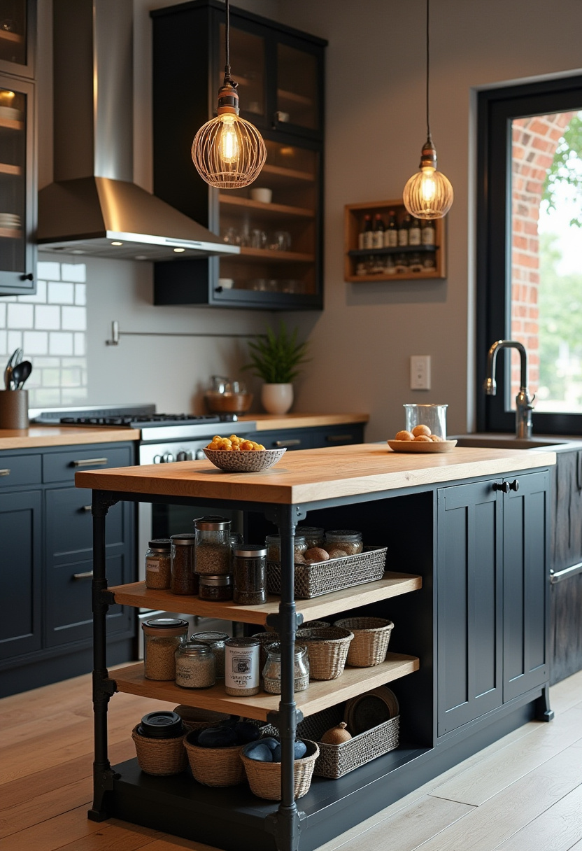 compact kitchen island ideas for small kitchens 18