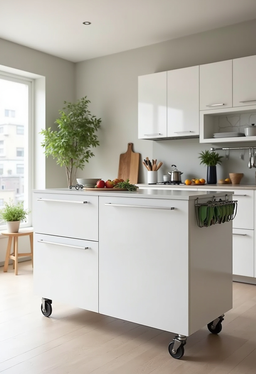 compact kitchen island ideas for small kitchens 5