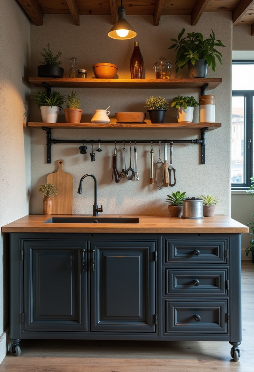 compact kitchen island ideas for small kitchens 8