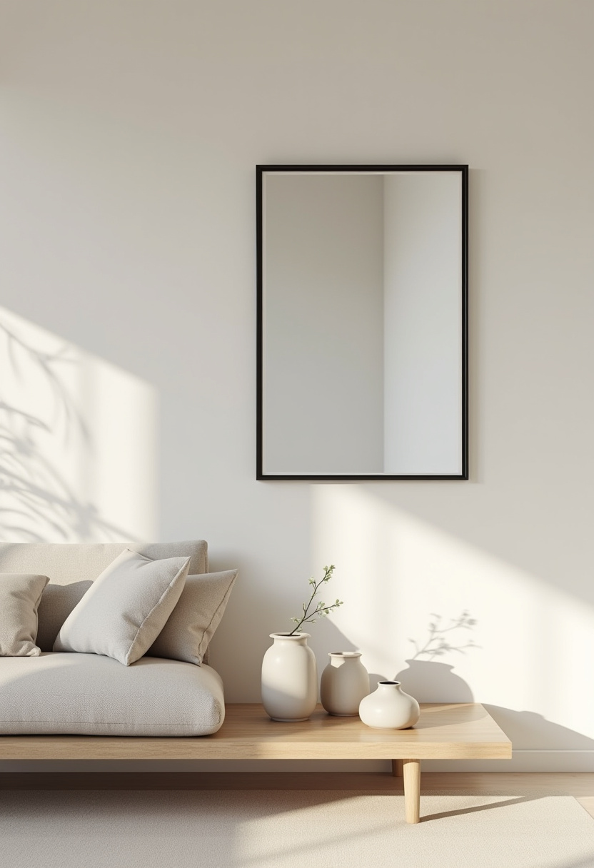 Embrace the beauty of simplicity with this serene minimalist room design. Featuring a beige couch with cozy cushions, soft-light shadows, small plants in white vases on a wooden bench, and a framed mirror on the wall, this space radiates calm and balance. Perfect for fans of Japandi style, neutral interior decor, or minimal modern living. Pin it now to inspire your next peaceful home update!
#MinimalistRoom #JapandiStyle #NeutralDecor #ModernMinimalism #CalmInteriorDesign #BeigeCouchInspo #SoftLightAesthetic #PinterestHomeStyle #SimpleLivingSpaces
