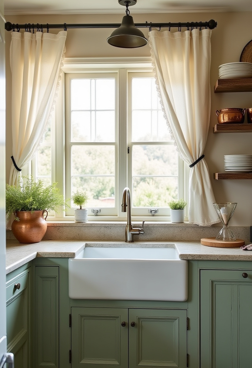 cottage style kitchen decor ideas 1
