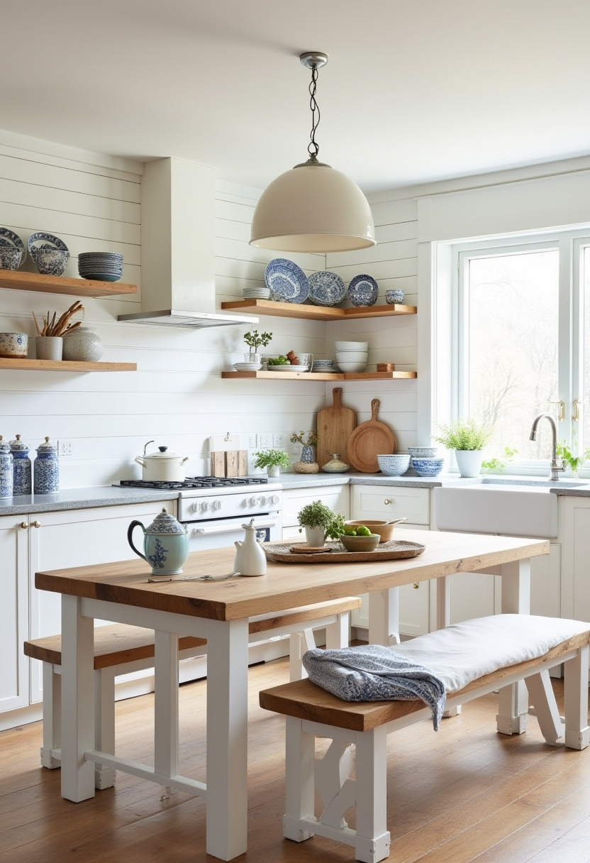 cottage style kitchen decor ideas 12