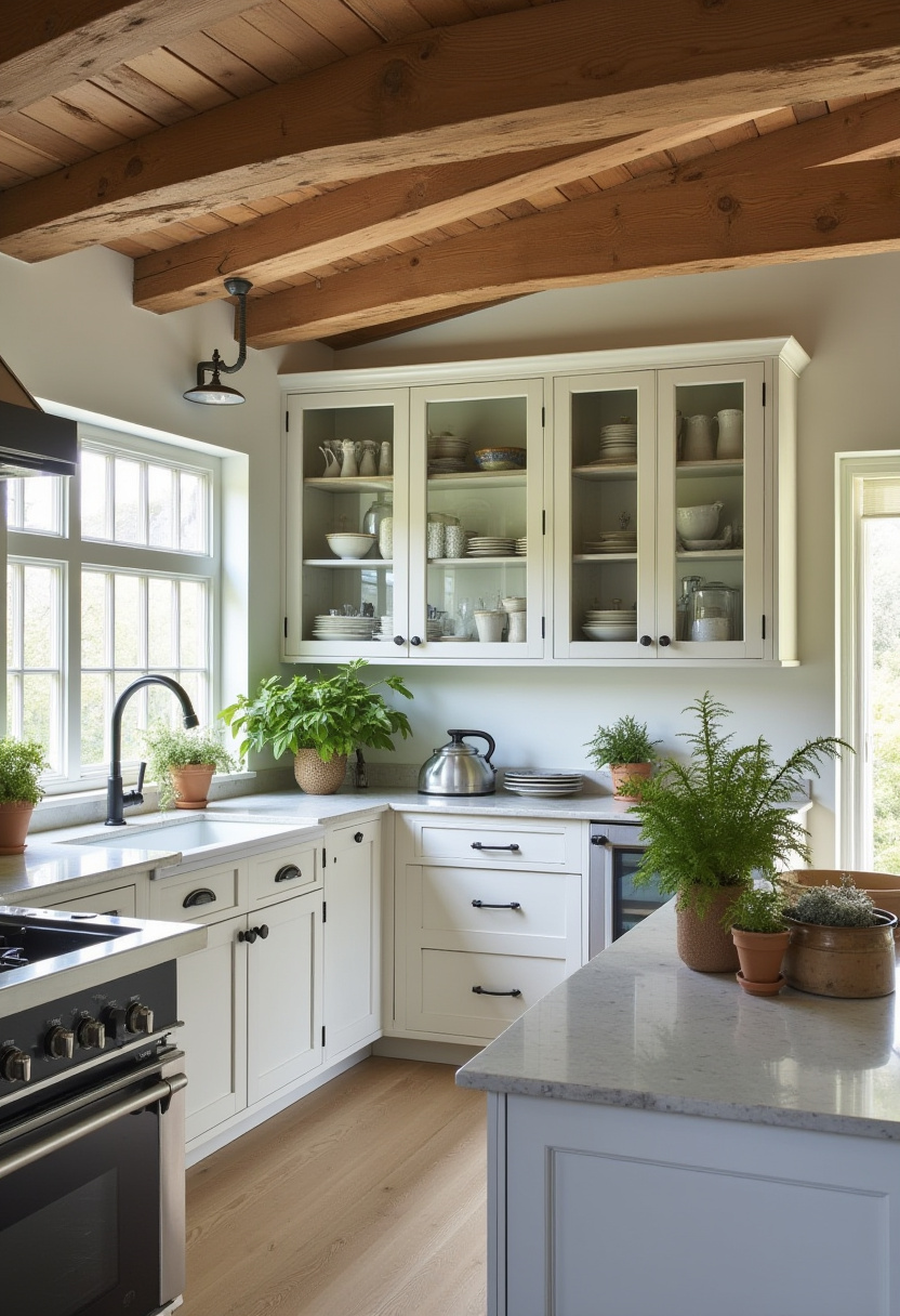 cottage style kitchen decor ideas 14